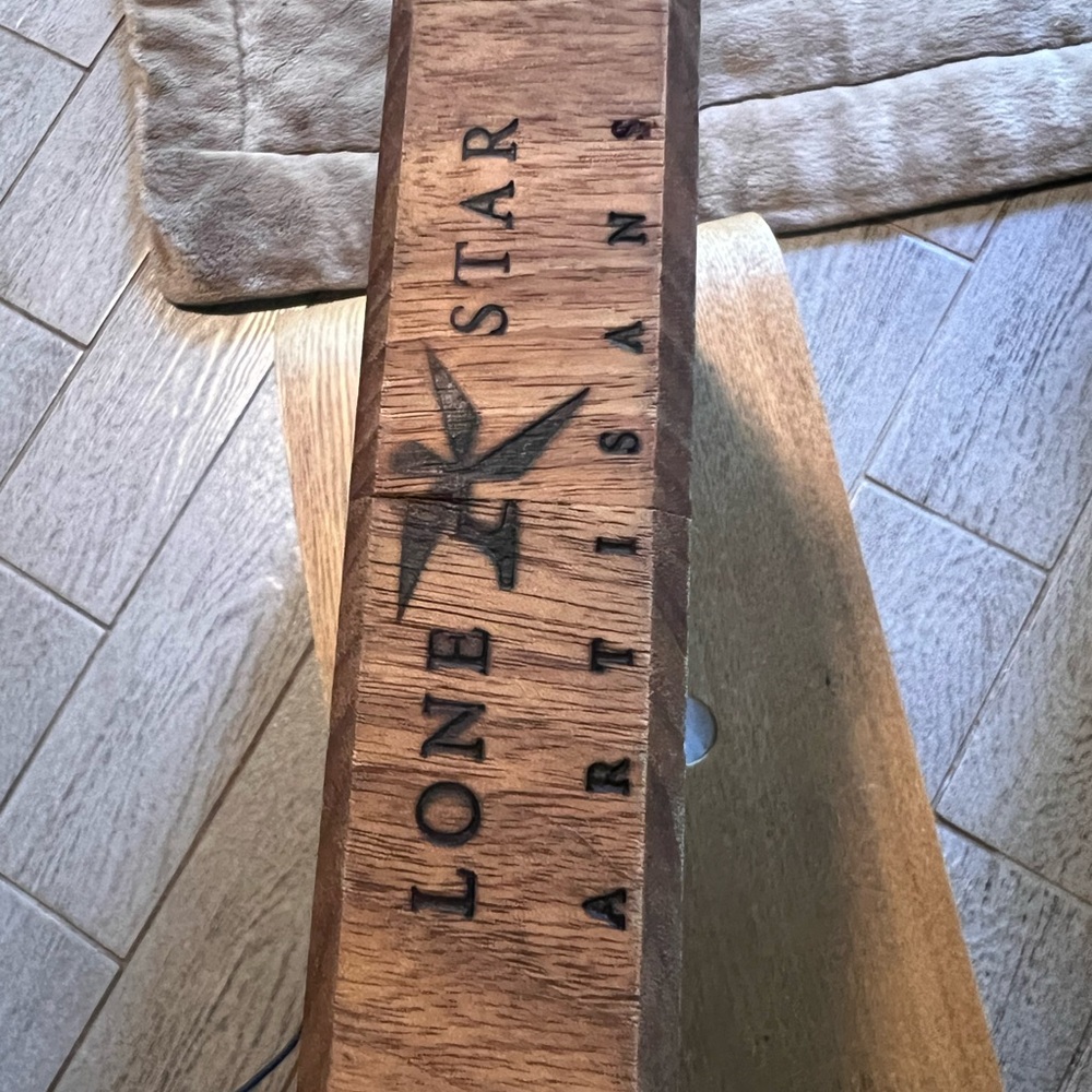 Lone Star Artisans Brown Walnut Cutting and Serving Board